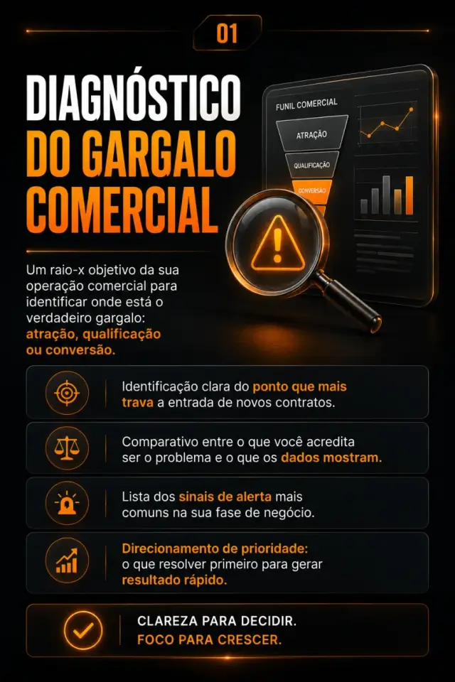 Entregável 01: Diagnóstico do gargalo comercial